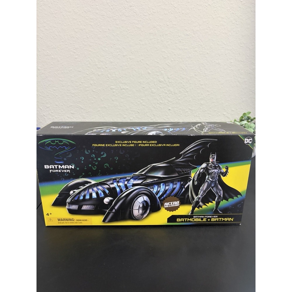 NEW Spin Master Batman Forever Batmobile Playset w/ Exclusive Batman Figure, New